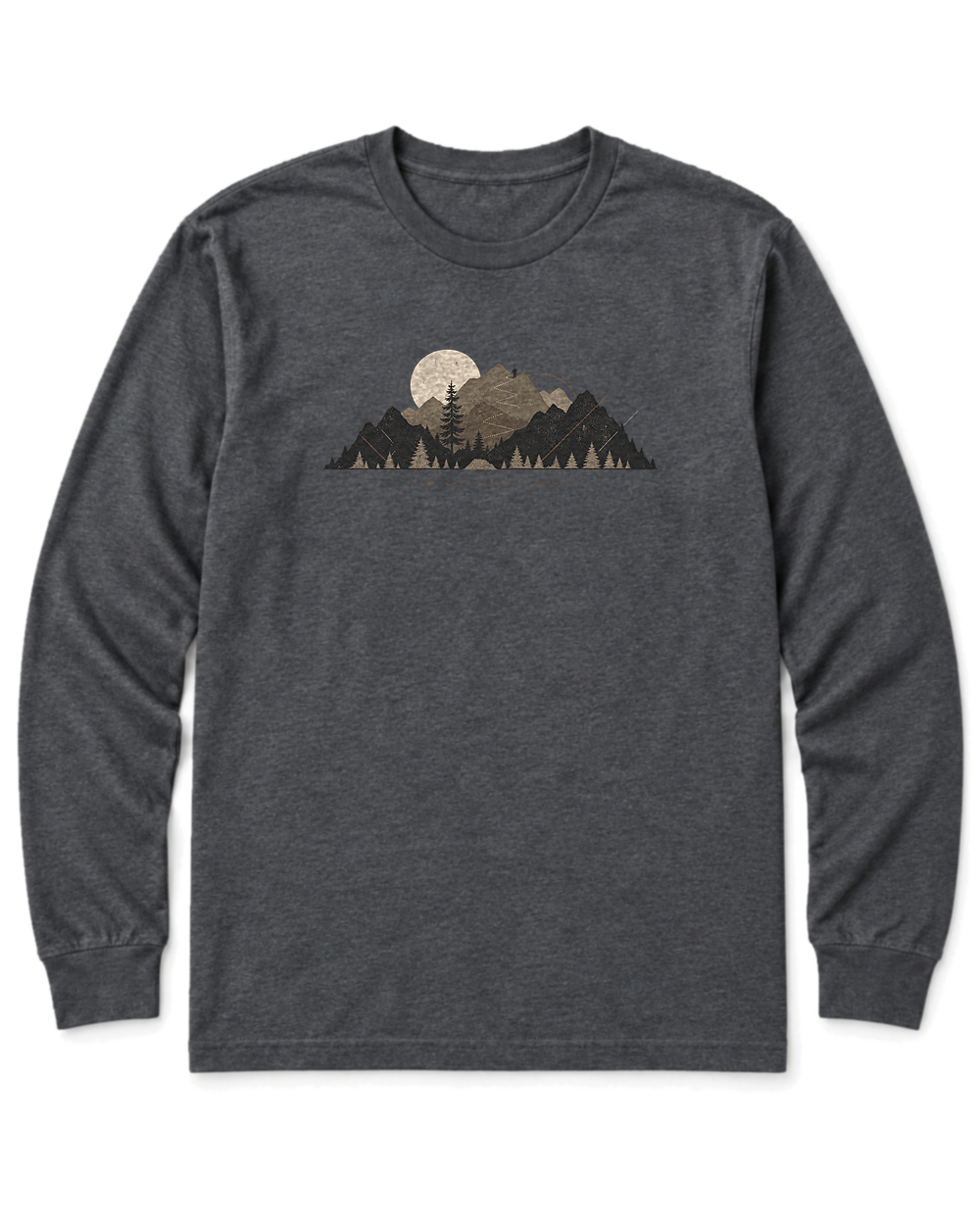 One More Switchback Long Sleeve Shirt - Dark Heather