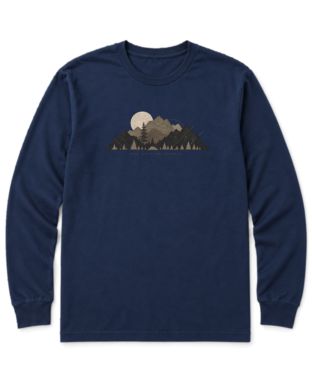 One More Switchback Long Sleeve Shirt - Navy