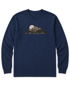 One More Switchback Long Sleeve Shirt - Navy