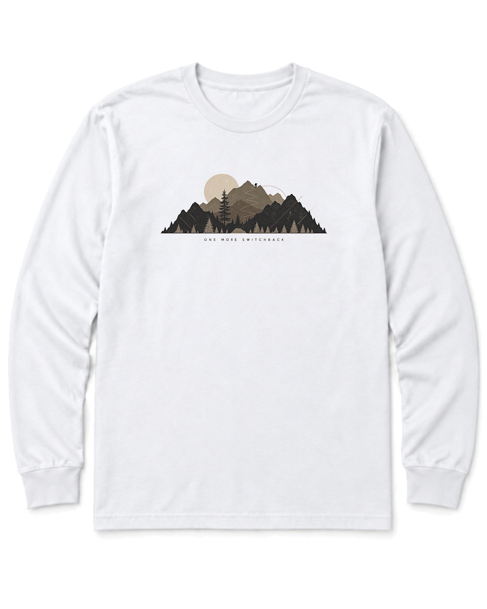 One More Switchback Long Sleeve Shirt - White