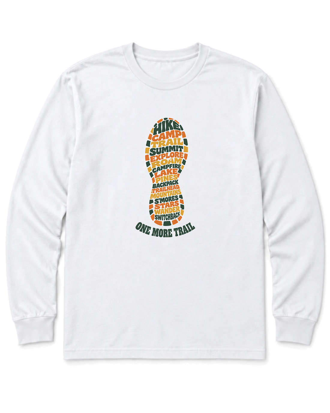 One More Trail Long Sleeve Shirt - White
