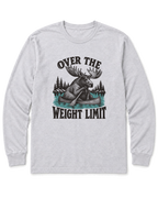 Over the Weight Limit Long Sleeve Shirt - Ash