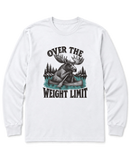 Over the Weight Limit Long Sleeve Shirt - White