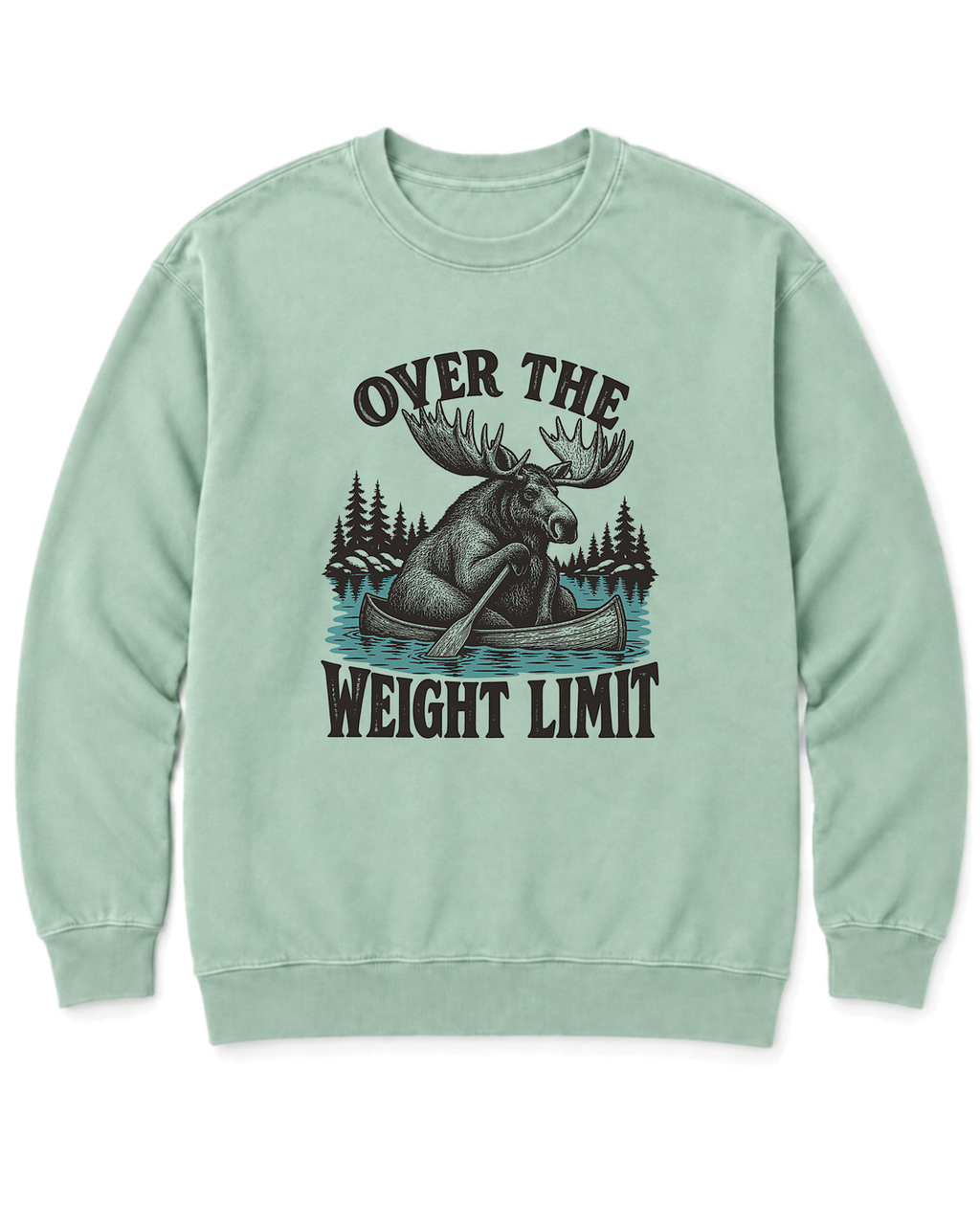 Over the Weight Limit Sweatshirt - Chalky Mint