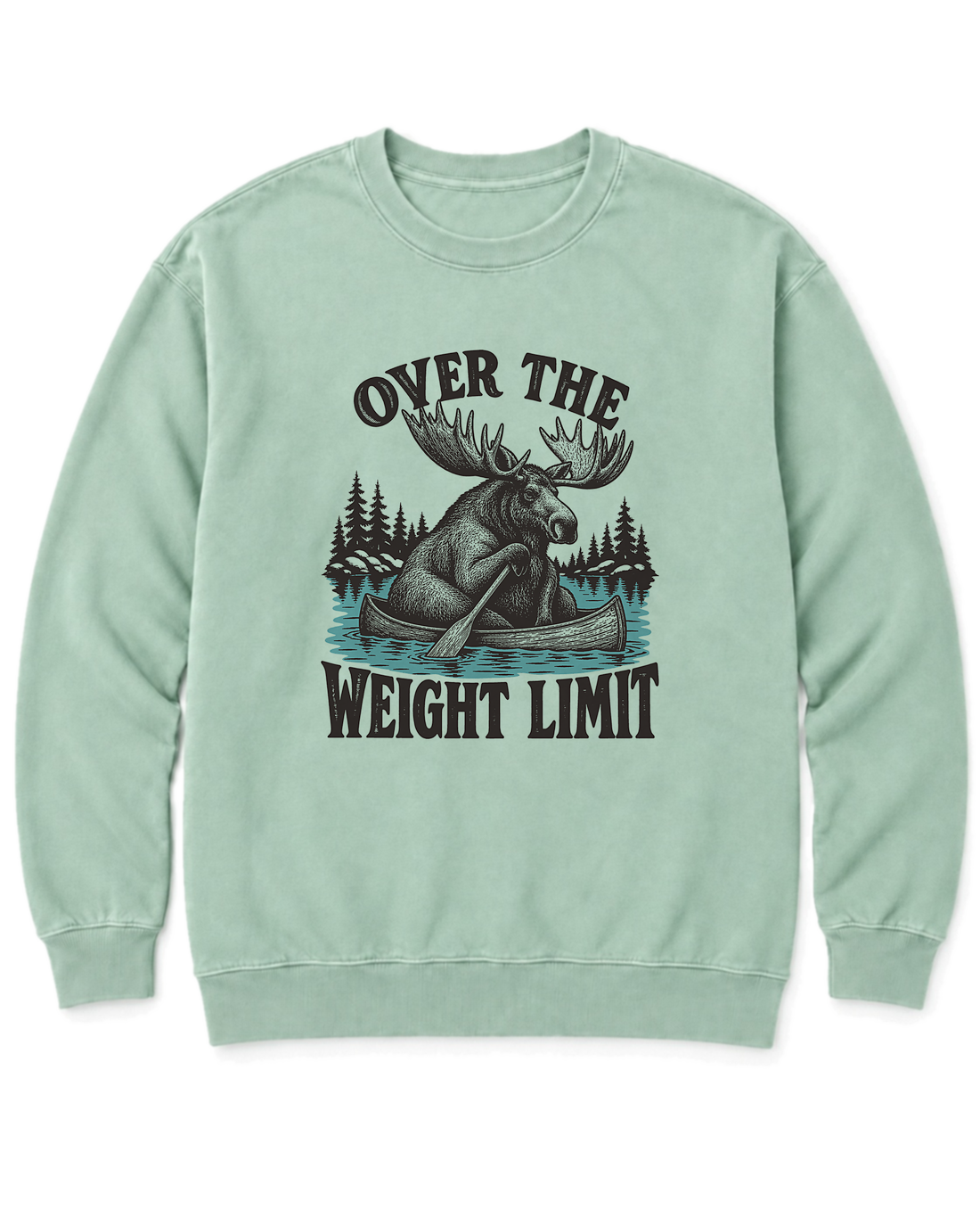 Over the Weight Limit Sweatshirt - Chalky Mint