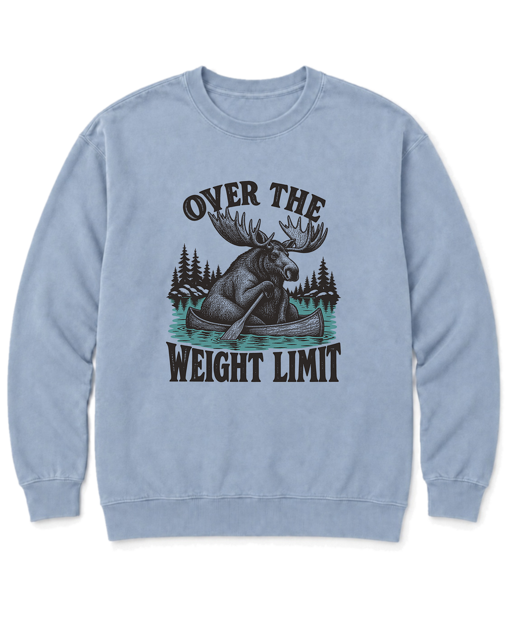 Over the Weight Limit Sweatshirt - Chambray