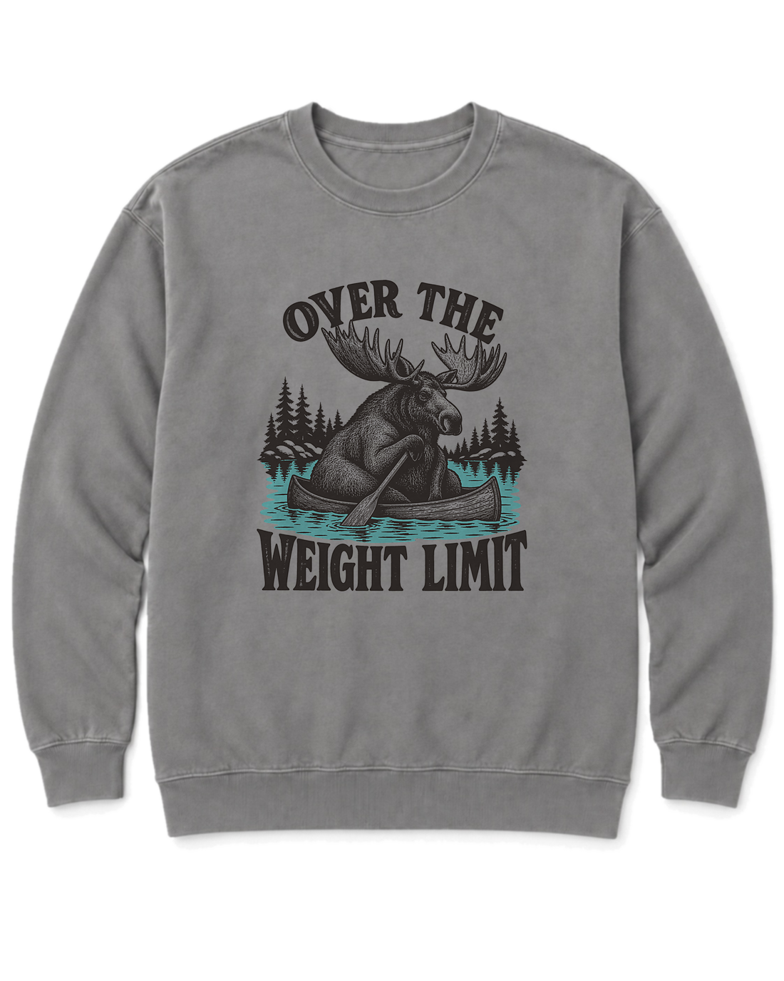 Over the Weight Limit Sweatshirt - Grey