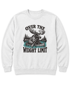 Over the Weight Limit Sweatshirt - White