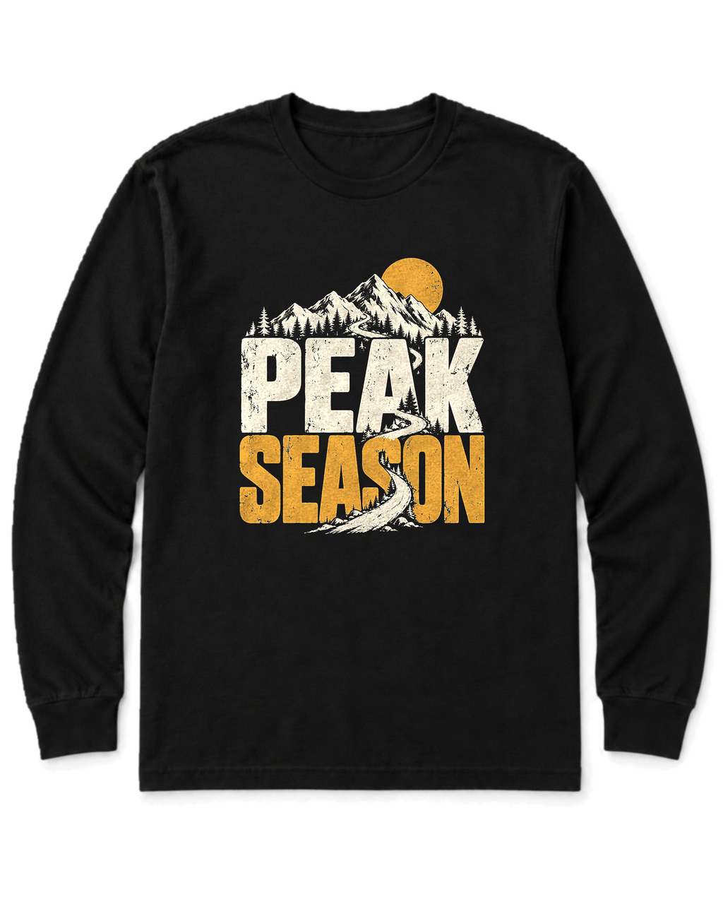 Peak Season Long Sleeve Shirt - Black