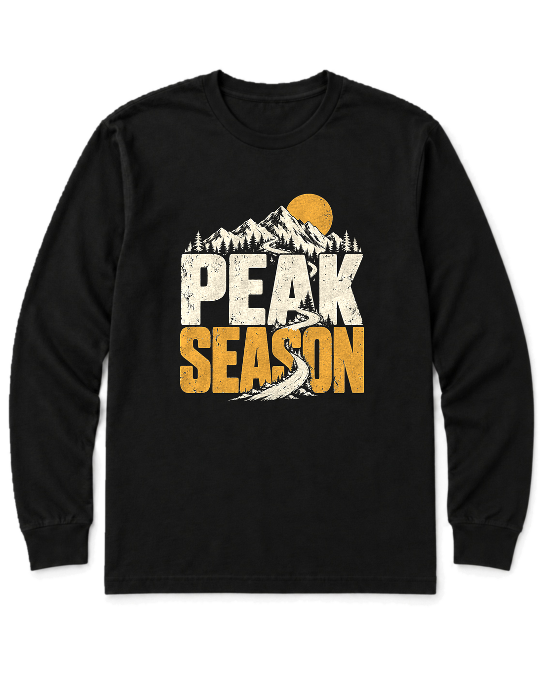 Peak Season Long Sleeve Shirt - Black