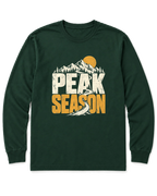 Peak Season Long Sleeve Shirt - Forest Green