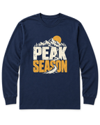 Peak Season Long Sleeve Shirt - Navy
