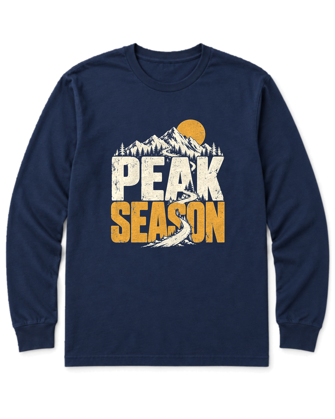 Peak Season Long Sleeve Shirt - Navy