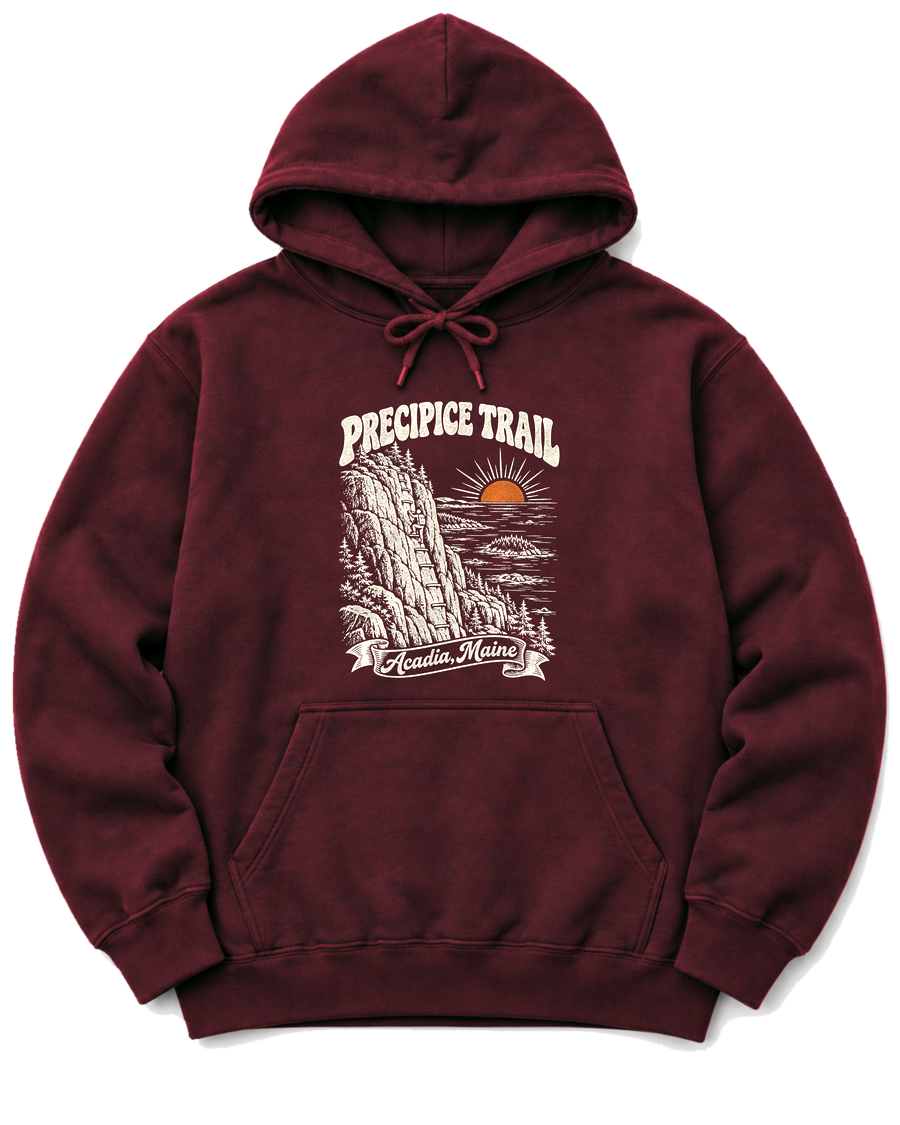 Precipice Trail Hoodie - Maroon