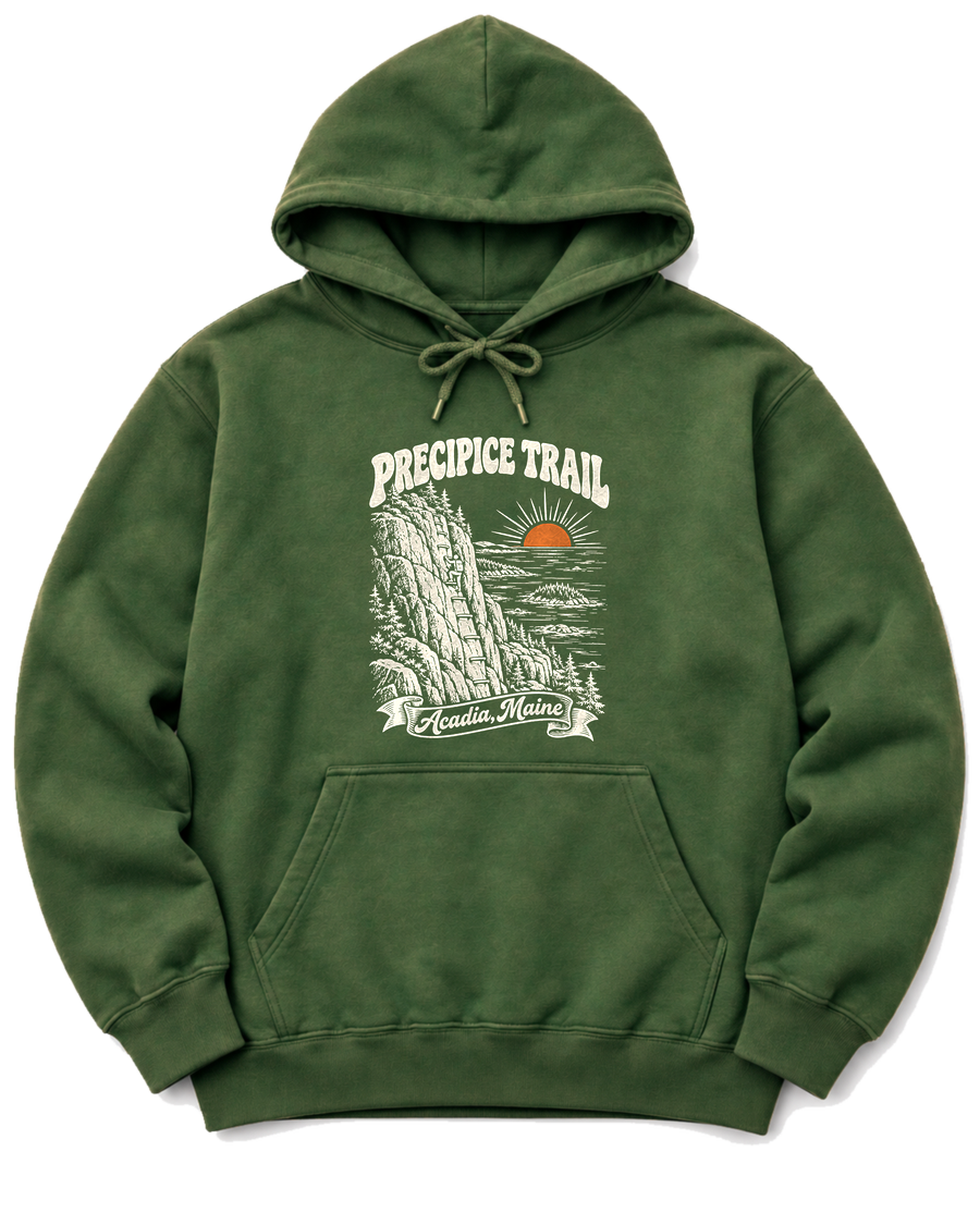 Precipice Trail Hoodie - Military Green