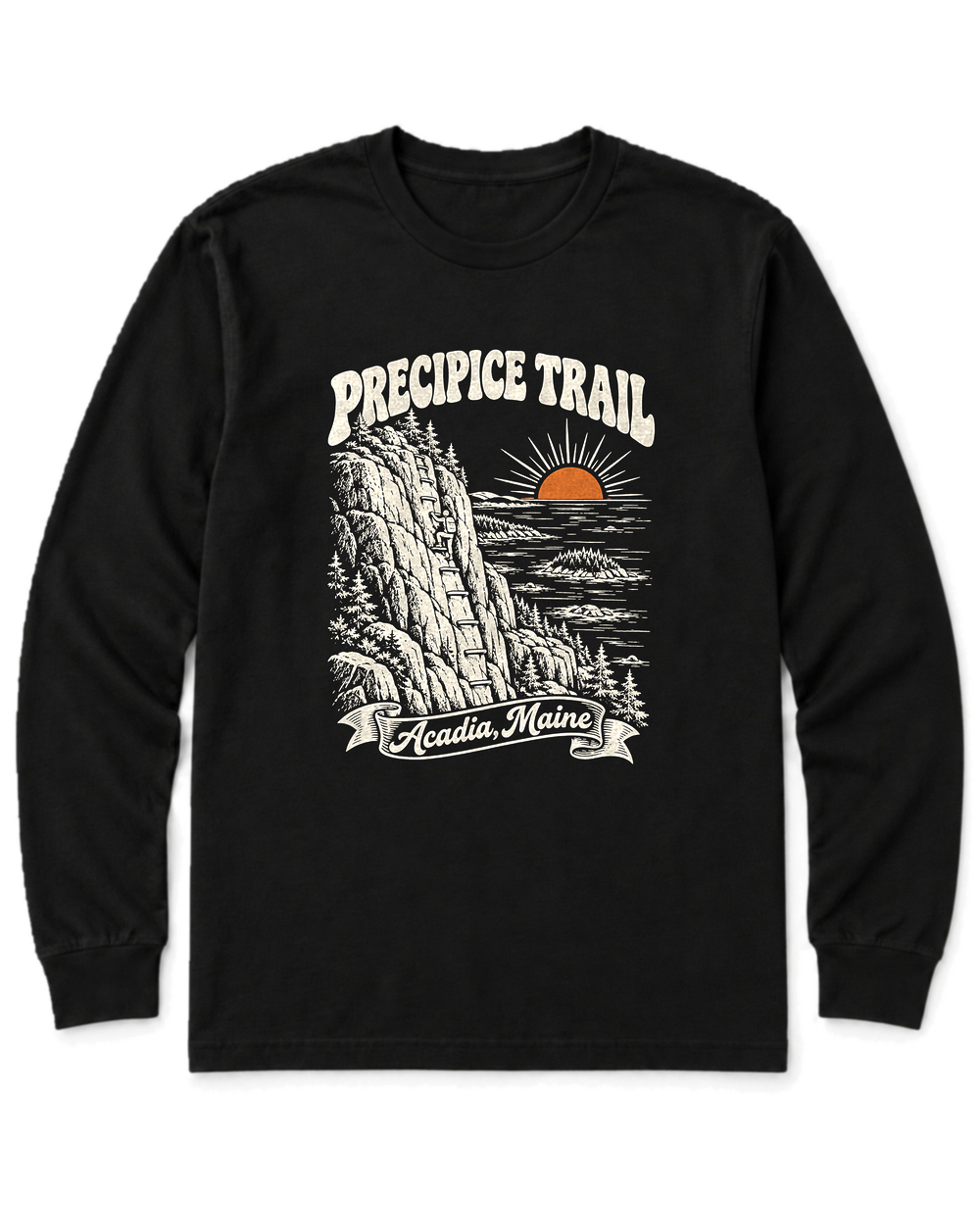 Precipice Trail Long Sleeve Shirt - Black