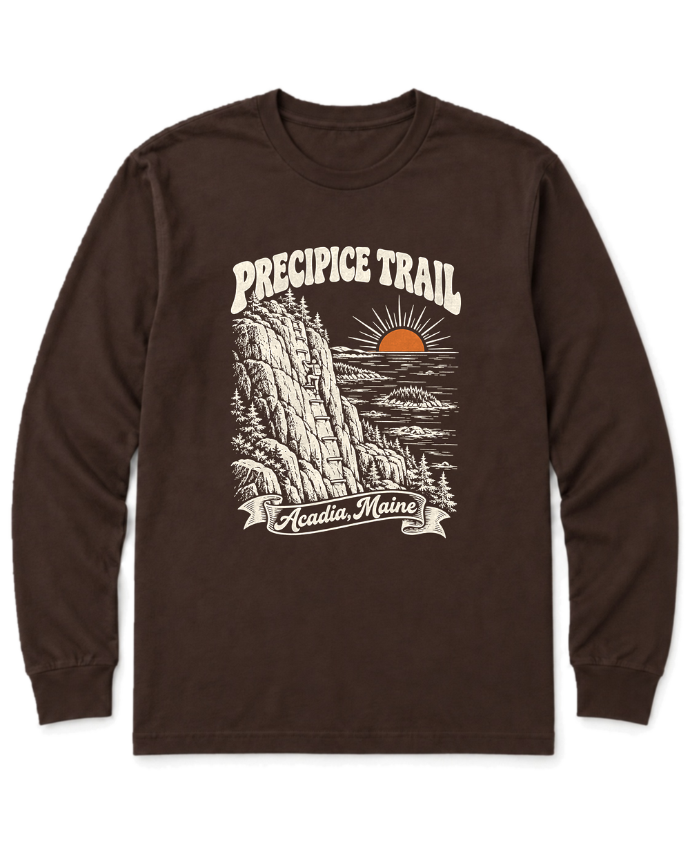 Precipice Trail Long Sleeve Shirt - Dark Chocolate