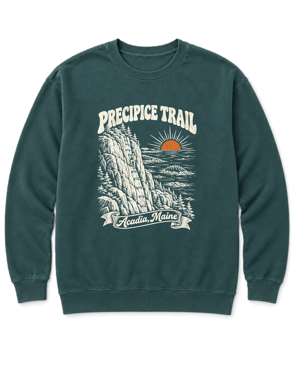 Precipice Trail Sweatshirt - Blue Spruce