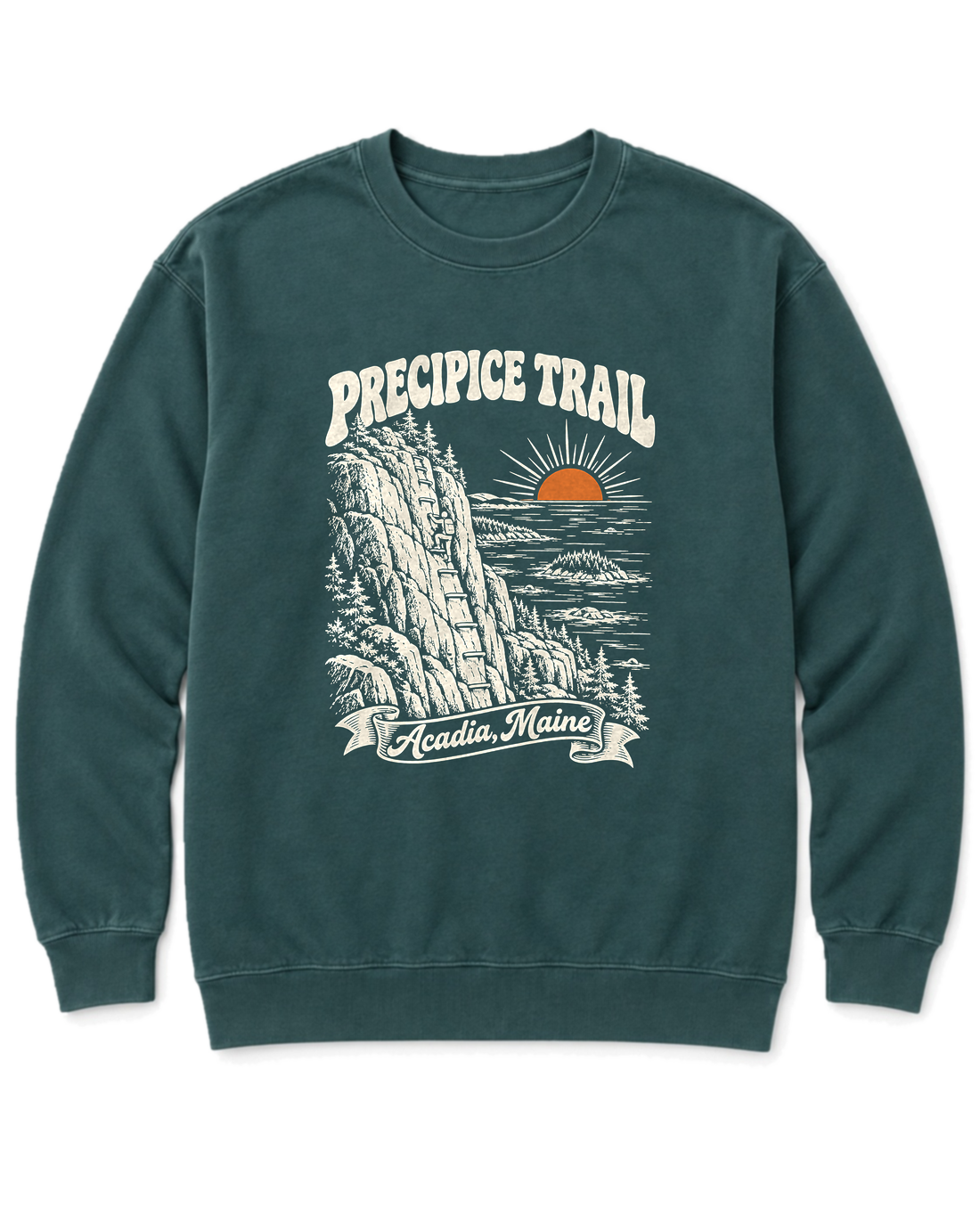 Precipice Trail Sweatshirt - Blue Spruce