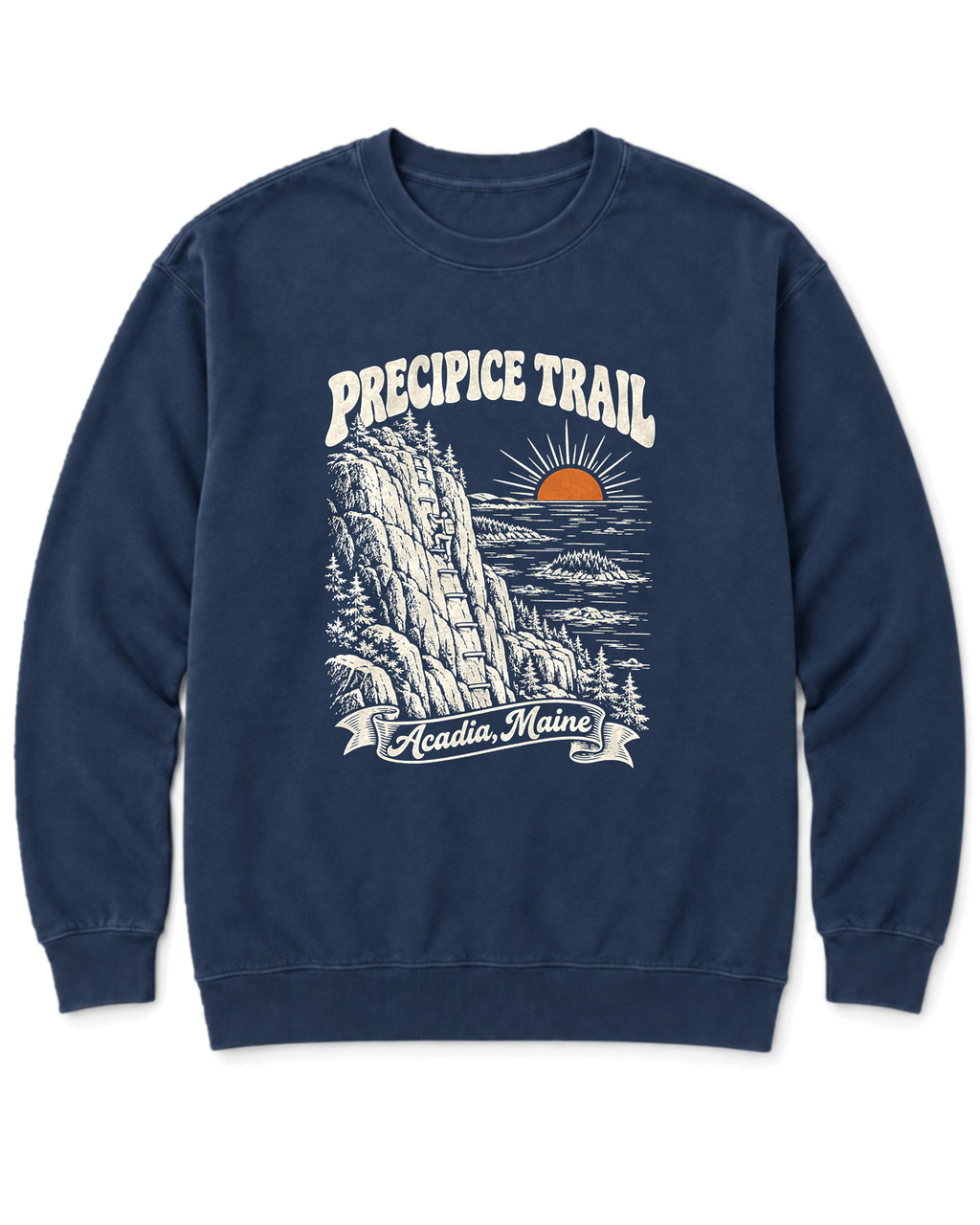Precipice Trail Sweatshirt - True Navy
