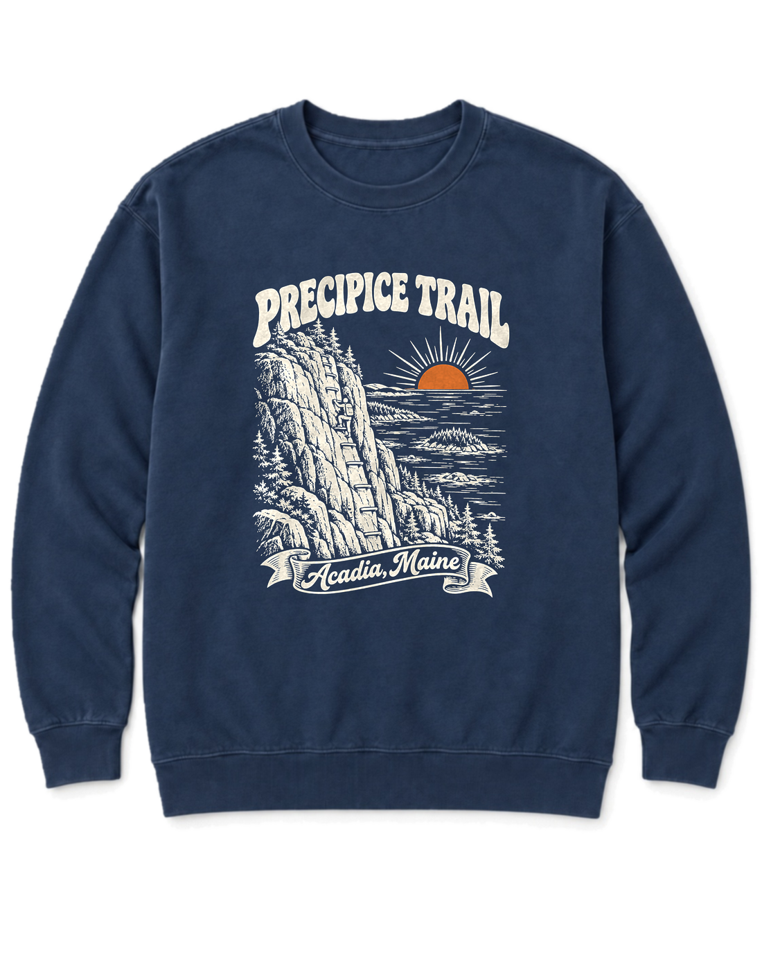 Precipice Trail Sweatshirt - True Navy