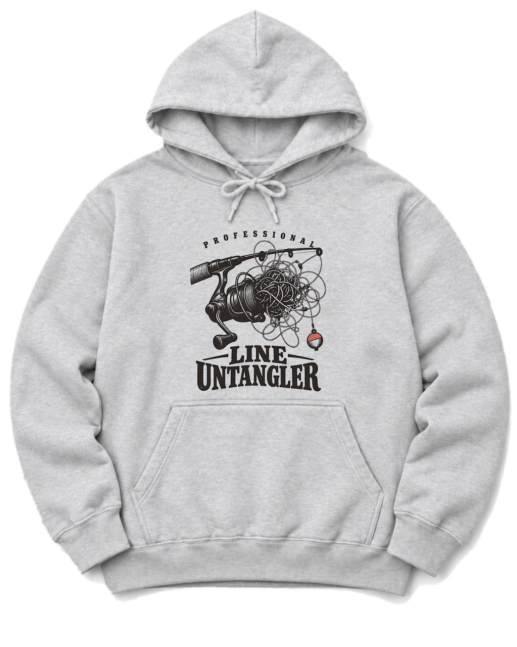 Professional Line Untangler Hoodie - Ash