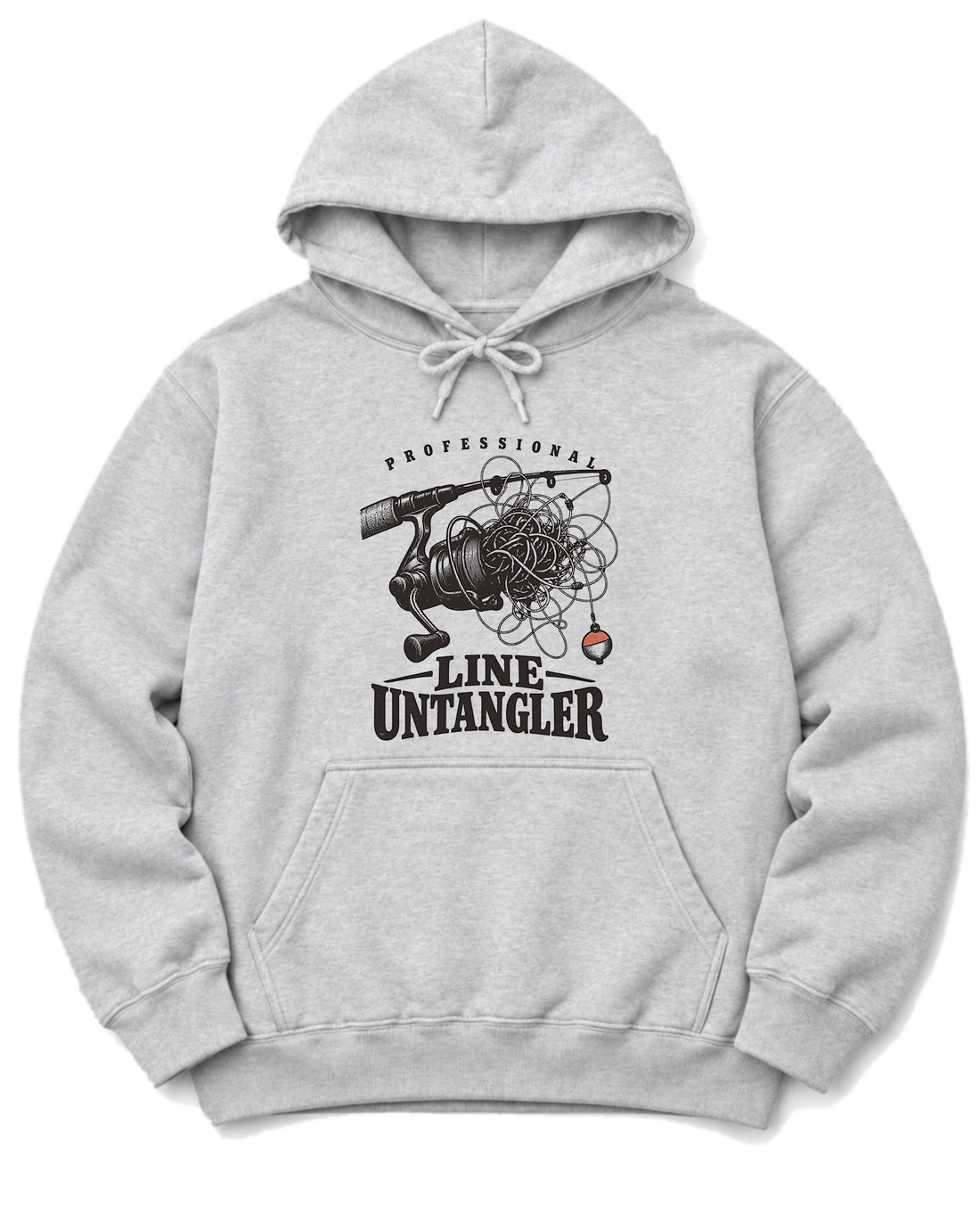 Professional Line Untangler Hoodie - Ash