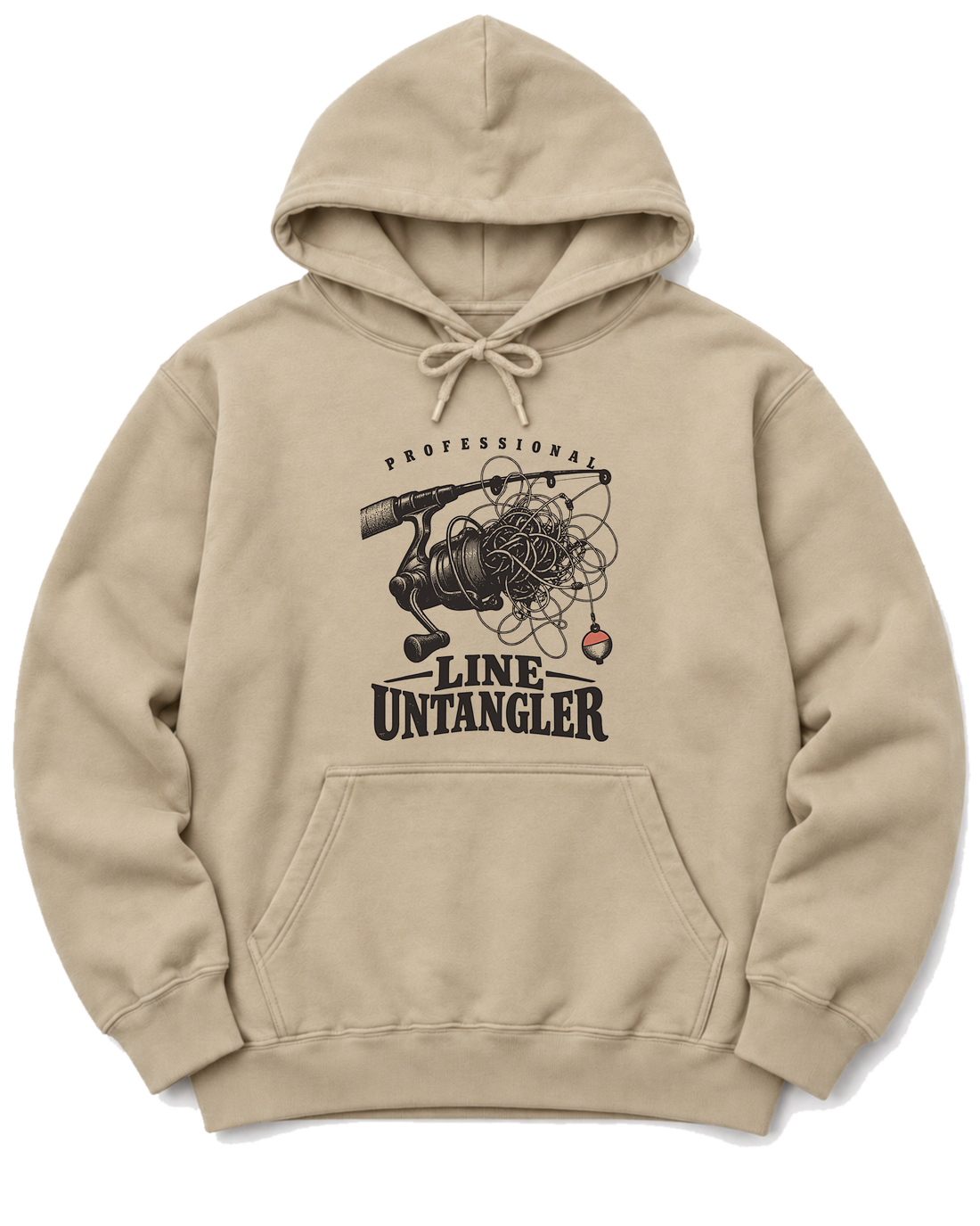 Professional Line Untangler Hoodie - Sand