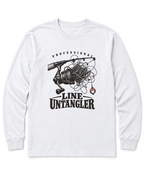 Professional Line Untangler Long Sleeve Shirt - White