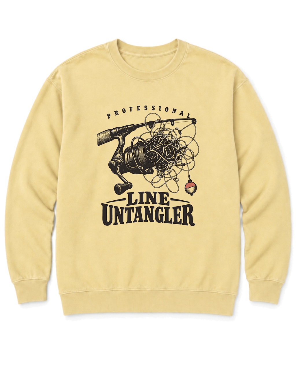 Professional Line Untangler Sweatshirt - Butter