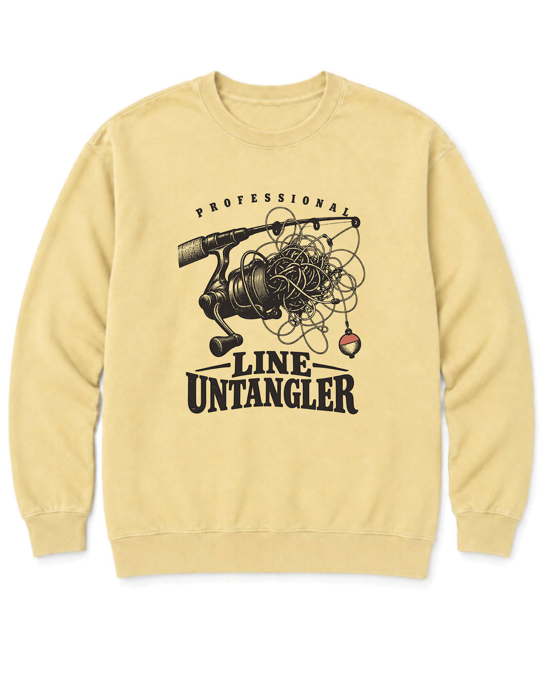 Professional Line Untangler Sweatshirt - Butter