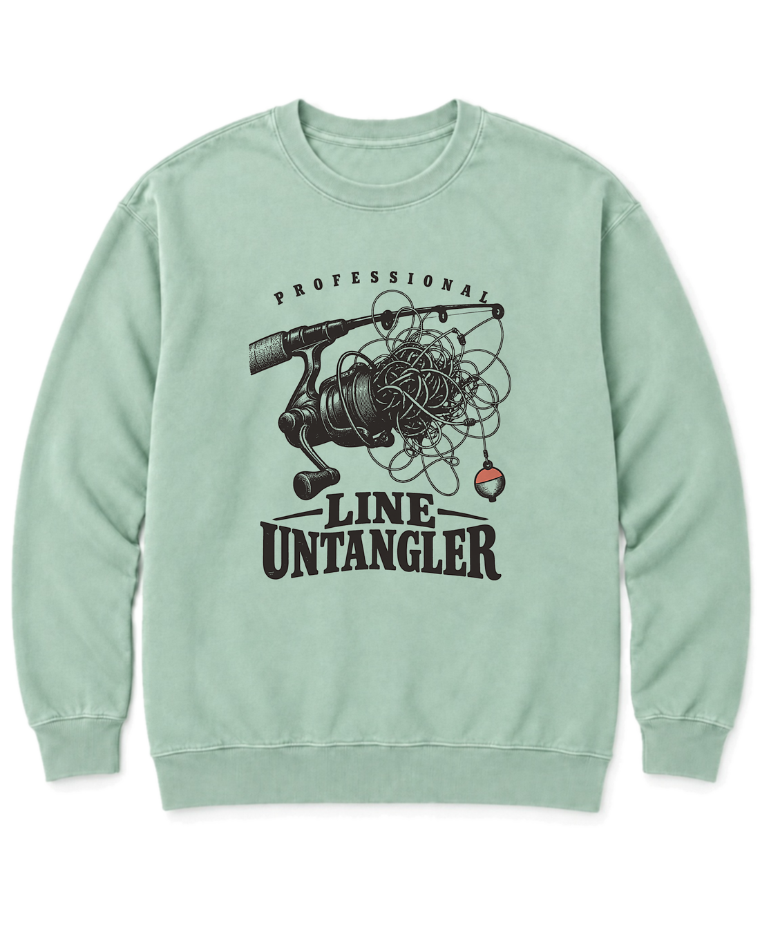 Professional Line Untangler Sweatshirt - Chalky Mint
