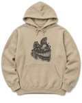 Raccoon Canoe Heist Hoodie - Sand