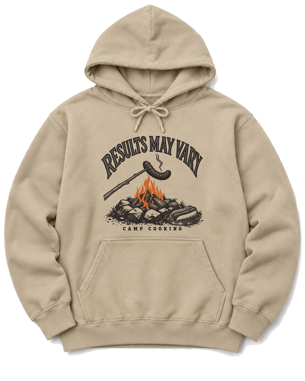 Results May Vary Hoodie - Sand