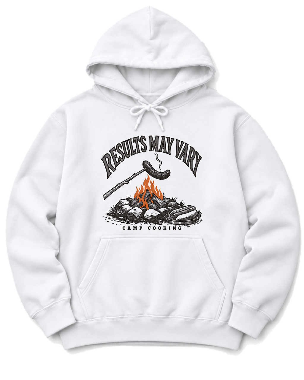 Results May Vary Hoodie - White