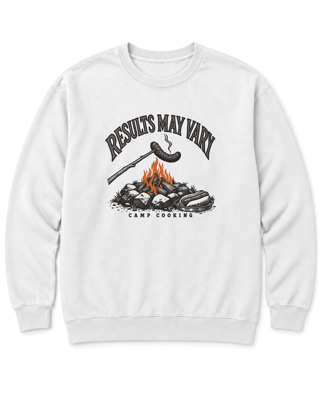 Results May Vary Sweatshirt - White
