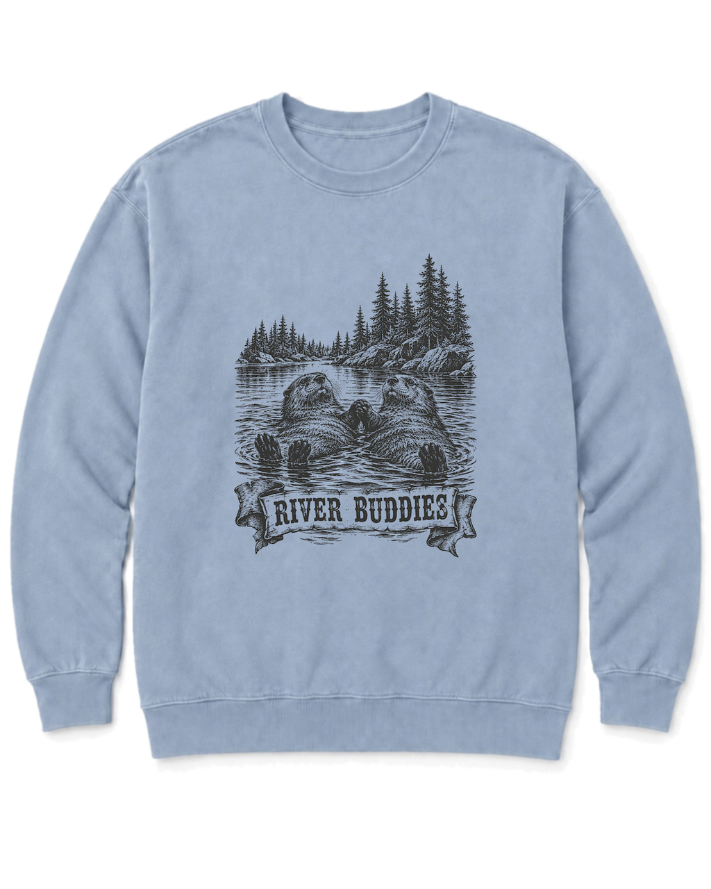 River Buddies Sweatshirt - Chambray