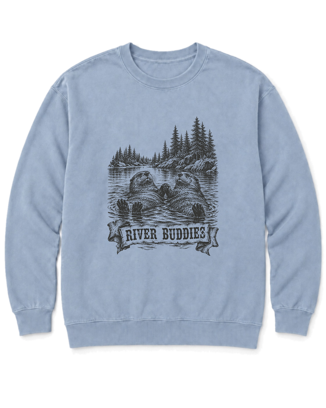 River Buddies Sweatshirt - Chambray