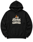Rockin' Around the Campfire Hoodie - Black