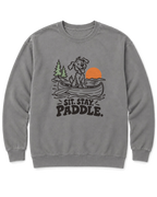 Sit. Stay. Paddle. Sweatshirt - Grey