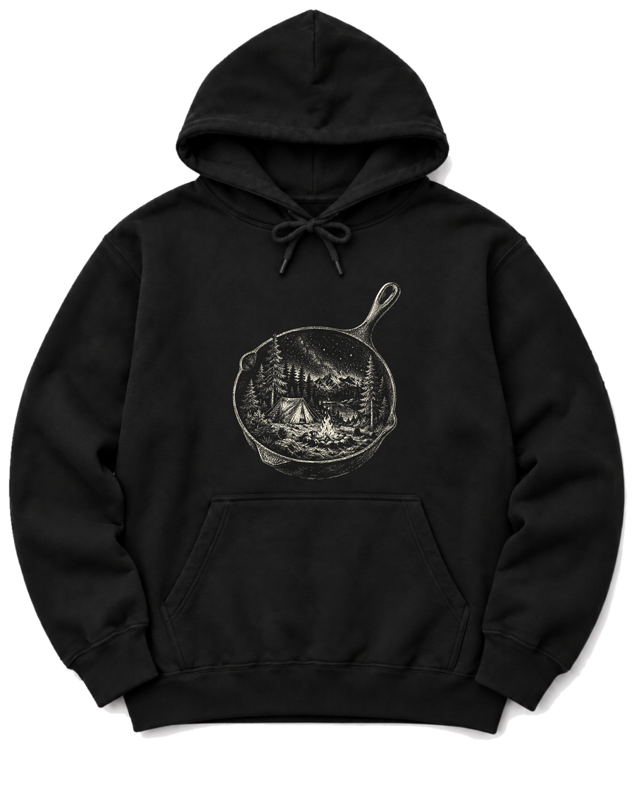 Skillet Campfire Hoodie - Black