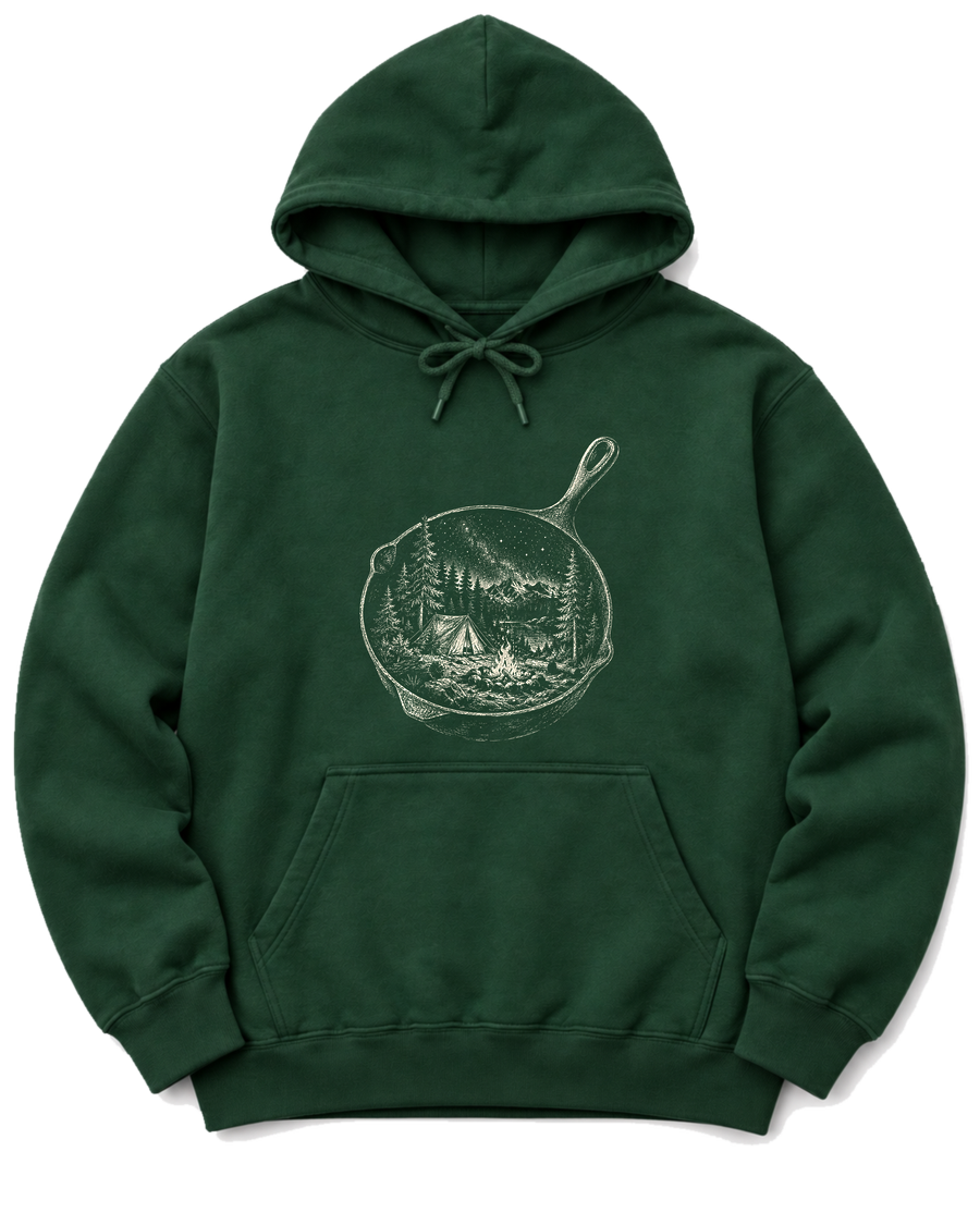 Skillet Campfire Hoodie - Forest Green