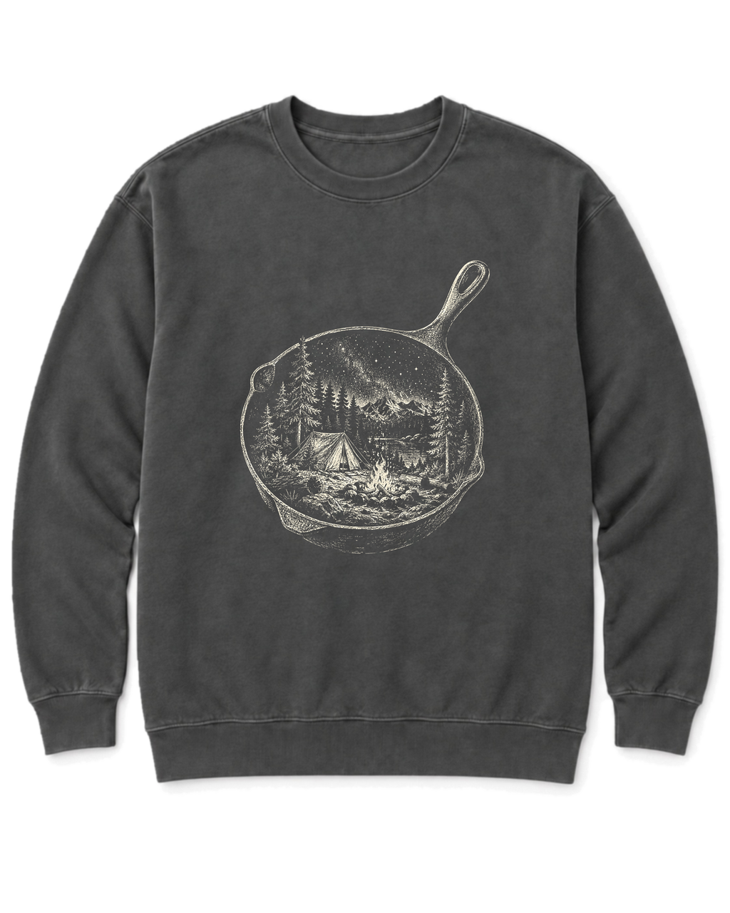 Skillet Campfire Sweatshirt - Pepper