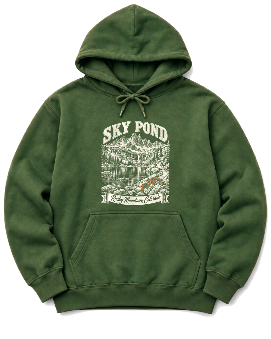 Sky Pond Hoodie - Military Green