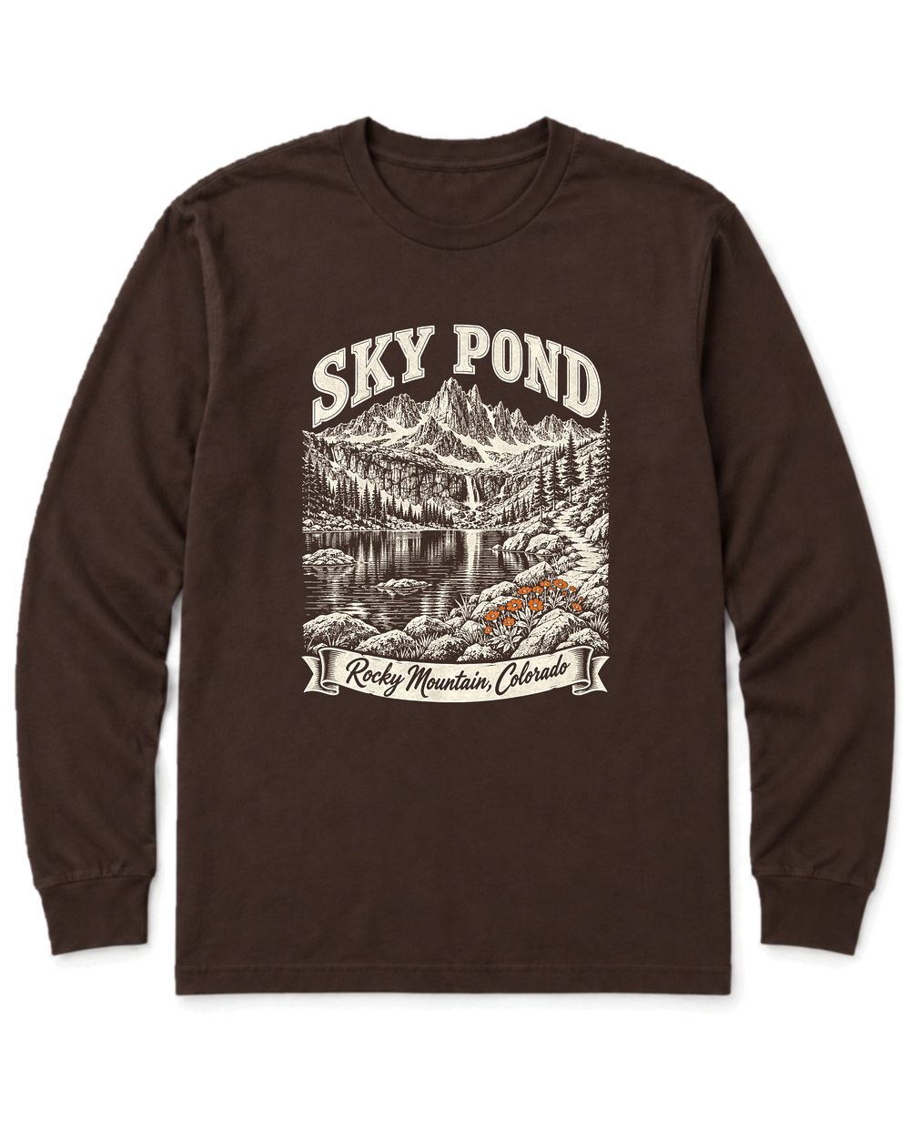 Sky Pond Long Sleeve Shirt - Dark Chocolate
