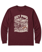 Sky Pond Long Sleeve Shirt - Maroon