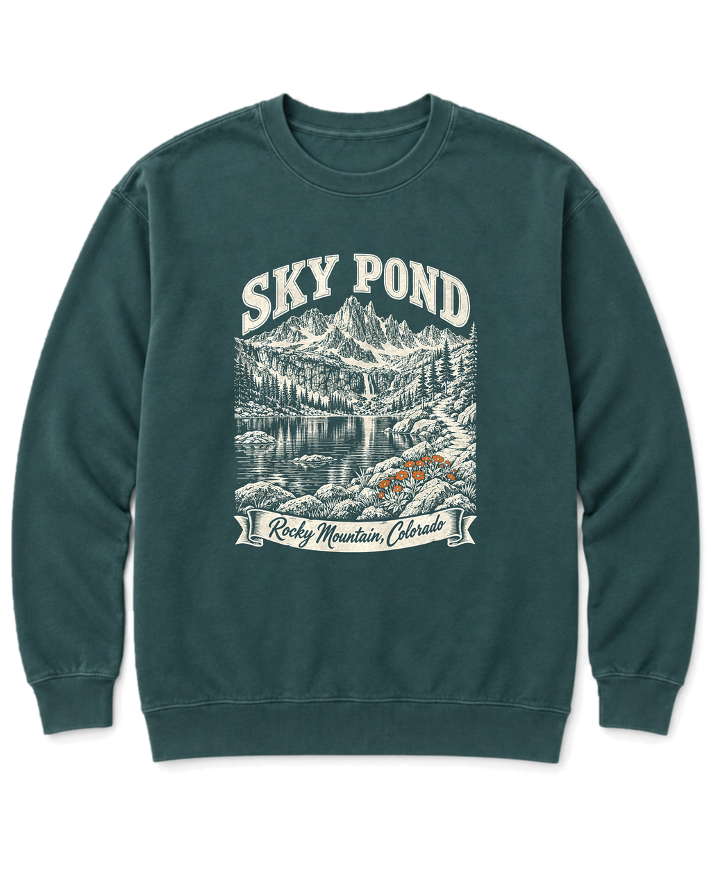 Sky Pond Sweatshirt - Blue Spruce