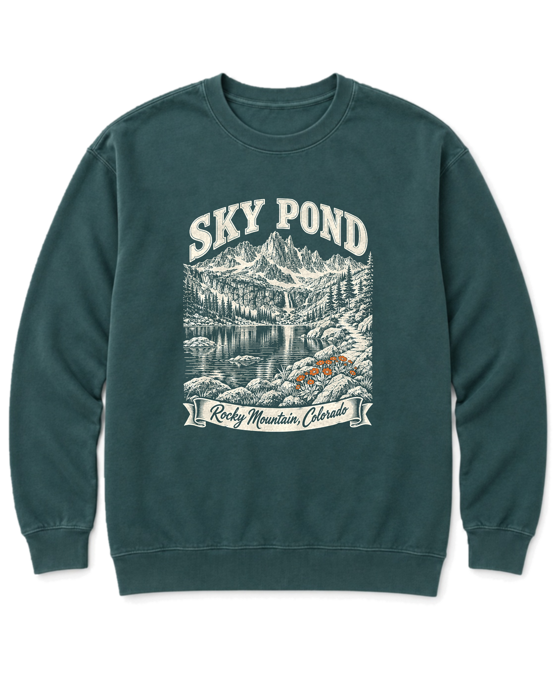 Sky Pond Sweatshirt - Blue Spruce
