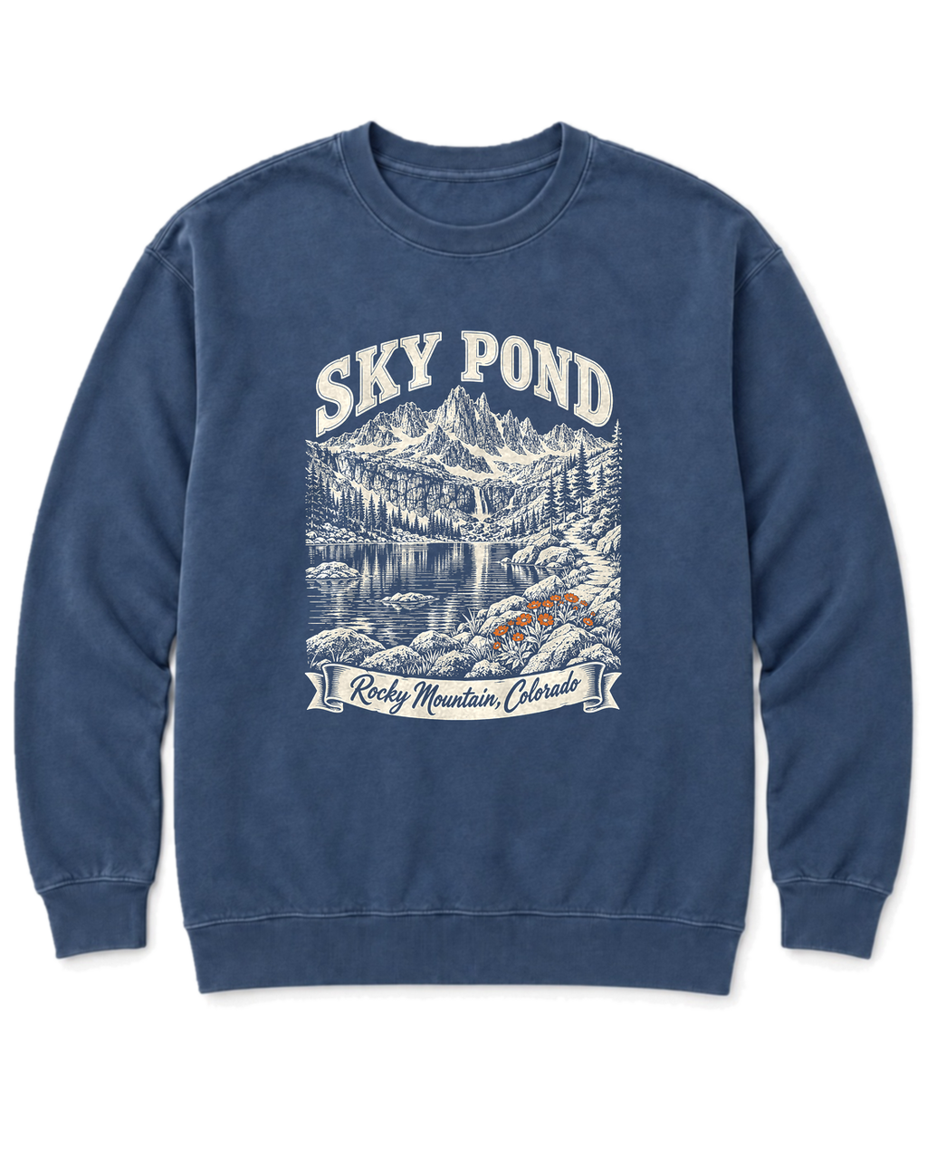 Sky Pond Sweatshirt - Denim