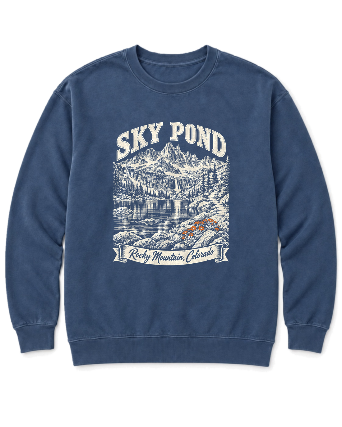 Sky Pond Sweatshirt - Denim